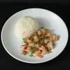 ข้าวราดกุ้งผัดพริกเกลือ ข้าวราดกุ้งผัดพริกเกลือ