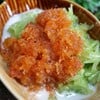 ข้าวเหนียวใบเตยหน้ากุ้ง กะทิชุ่ม ๆ