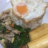 กะเพราหมูเต้าหู้+ไข่ดาว กะเพราหมูเต้าหู้+ไข่ดาว