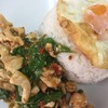 กะเพราไก่+ไข่ดาว กะเพราไก่+ไข่ดาว