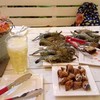 กุ้งสดมากเพราะน็อคน้ำแข็งเอง
