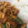 ไก่กรอบผัดพริกเผา ไก่กรอบผัดพริกเผา