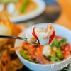 ส้มตำทะเล เห็ดเข็มทองทอดกรอบ 160 บาท 