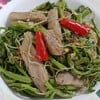 เส้นหมี่ผัดกระเฉด