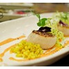 Appetizer : Hokkido Scallop grill , almonds cous cous and yellow tomato dressing