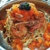 Pasta with Garlic River Prawns 460 บาท