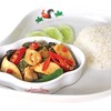 ข้าวผัดกะเพราเห็ดสามอย่างเจ ข้าวผัดกะเพราเห็ดสามอย่างเจ