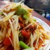 ปกติตำหอยดองที่เคยกินจะเน้นเผ็ด เผ็ดมากกกก แต่ของที่นี่ทำได้เผ็ดกำลังดี พอให้ซี้