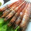 กุ้งเผาเกลือเสียบไม้