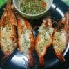 กุ้งแม่น้ำกริลล์เนยกระเทียม กุ้งแม่น้ำกริลล์เนยกระเทียม