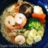 ข้าวต้มกุ้งผักรวม