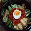 ข้าวบิบิมบับปลาหมึก