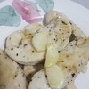 อกไก่กระเทียมพริกไทย