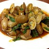 หอยลายผัดพริกเผา หอยลายผัดพริกเผา