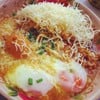 โจ๊กหมูซีอิ๊ว ไข่พะโล้ ๑ ฟอง และไข่ลวก ๒ ฟอง