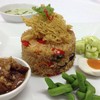 ข้าวผัดน้ำพริกลงเรือ เสิร์ฟพร้อมน้ำซุป ข้าวผัดน้ำพริกลงเรือ เสิร์ฟพร้อมน้ำซุป