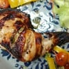 ไก่ย่างกระเทียมพริกไทยดำ