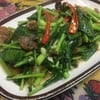 คะน้าหมูกรอบ คะน้าหมูกรอบ