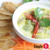 แกงเขียวหวานไก่ /โรตี แกงเขียวหวานไก่ /โรตี