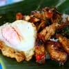 กะเพราหมูกอบ