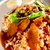 ข้าวหมูแดง-หมูกรอบ