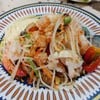 ส้มตำทะเลเปรี้ยวหวานเผ็ดกลางๆ