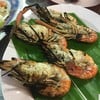 กุ้งเผาครึ่งโล 400 บาท