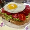 Sunny Side Up Tomato Avocado Toast