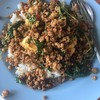 กระเพราหมูสับเต้าหู้อ่อน อร่อยผัดแบบแห้งเต้าหู้ก็ทอดก่อน