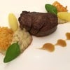 Tenderloin, Onion Puree And Parmesan Crust