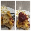 เนื้อสโคนนุ่มไม่กรอบแบบเค้ก กลิ่นแป้งเด่นกว่าเนย แยมและวิปอร่อยดี