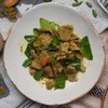 หมูผัดพริกแกงเขียว หมูผัดพริกแกงเขียว