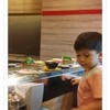 ลูกชายสูงประมาณ  100 ซม. ค่ะ 