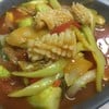 ผัดเปรี้ยวหวานปลาหมึก