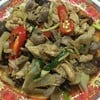 “ผัดขิงไก่"