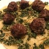 Capellini Meatball and Pesto Sauce