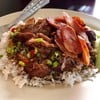 ข้าวหมูแดง+หมูกรอบ+กุนเชียง