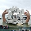 โรงละครกลางทะเลสาบbodensee
landmark เมือง bregenz