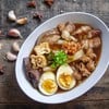 ก๋วยจั๊บน้ำข้น เครื่องล้นชาม