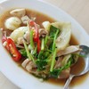 กระเพาะหมูผัดเกี่ยมฉ่าย 160 บาท