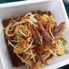 ยำมะม่วงปลากรอบ 50-60 บาท