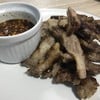 เนื้อโหนกย่างเกลือ (grilled meat with salt)