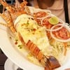 ครีมซอสผัดกับ lobster โปะหน้าด้วยซีส อร่อย ไม่เลี่ยน