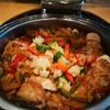 อกไก่อบในบุฟเฟ่ต์มื้อเช้า