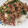 คะน้าหมูสับ