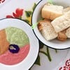 ขนมปังสังขยา จะมีรสนมเย็น สังขยา ชาเย็น อัญชันแล้วแต่วัน