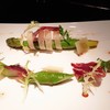 asparagus กับ iberico ham
