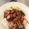 ข้าวผสมหมูแดง เป็ดย่าง