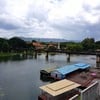 บรรยากาศเมื่อขึ้นมาด้านบนหอคอย​ จะเห็นวิวสะพานพอดี