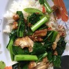 คะน้ากรอบ หมูกรอบกรอบ